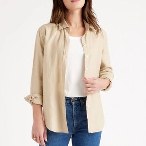 Quince 100% European Linen Long Sleeve Shirt M